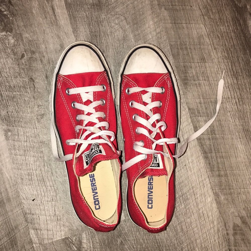 LIKE NEW Red Converse